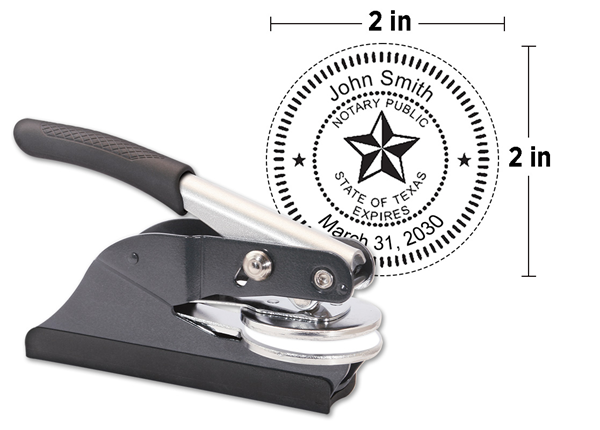 DrawingBoard - Custom Notary Pocket Embosser, 2"