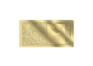 1 1/2" x 3" Rectangle Blind Embossed Label