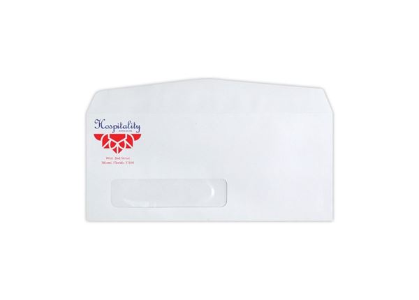 #10 Envelope, Poly Window || Custom Envelopes || 2 Standard Spot Color