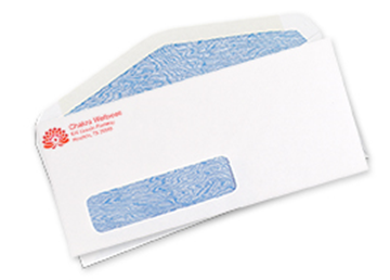 #10 Envelope, Poly Window, Security Tint || Custom Envelopes || Full Color