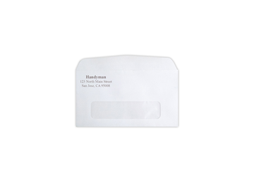 #6-3/4 Envelope, Poly Window || Custom Envelopes || Spot Color