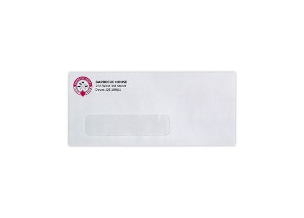 #9 Envelope, Window || Custom Envelopes || 2 Standard Spot Color