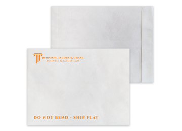 Tyvek® Envelope 10" x 13" Catalog || Custom Envelopes || Zip Stick®, 1 PMS Color