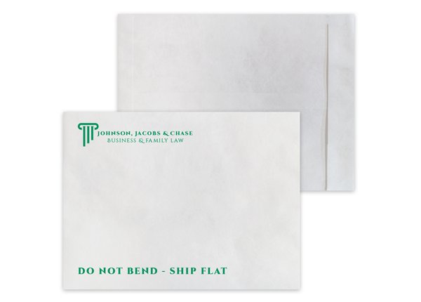 Tyvek® Envelope 10" x 13" Catalog || Custom Envelopes || Zip Stick®, 1 Standard Color