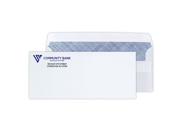 #10 Envelope, Security Tint, Self-Seal || Custom Envelopes || 2 Standard Spot Color