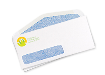 #9 Envelope, Poly Window Security Tint || Custom Envelopes || Full Color