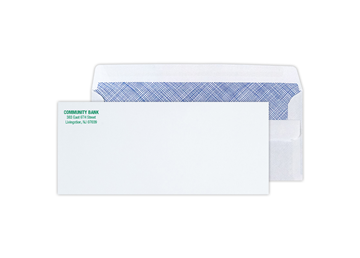 #10 Envelope, Regular Security Envelope, Self-Seal || Custom Envelopes || Spot Color, Flat Print