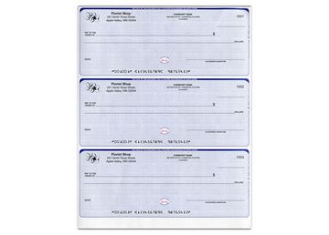 Laser 3-To-A-Page, 1-Part, Checks, QuickBooks® Compatible, Lined