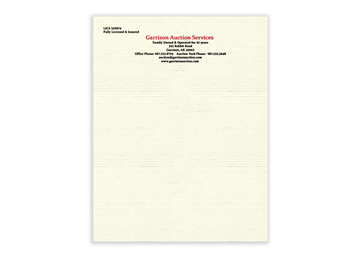 Spot Color Letterhead || Letterhead || 2 Standard Inks, Flat Print