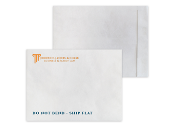 Tyvek® Envelope 9" x 12" Catalog || Custom Envelopes || Zip Stick®, 2 PMS Color Imprint