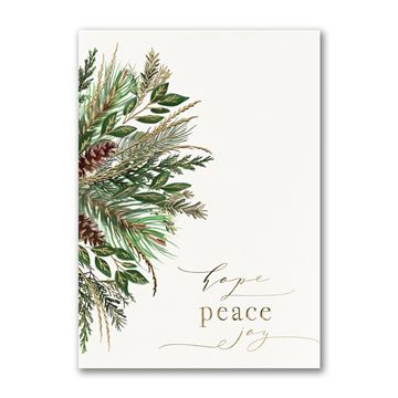 Peaceful Greens - Printed Envelope