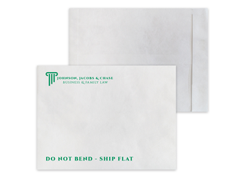 Tyvek® Envelope 10" x 13" Catalog || Custom Envelopes || Zip Stick®, 1 Standard Color