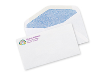 #6 3/4 Envelope, Security Tint || Custom Envelopes || Full Color