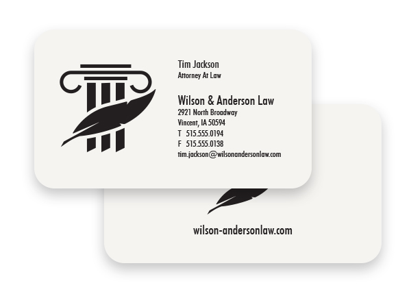 1 Color Premium Business Cards || Business Cards || Flat Print, Round Corners, 2 Sided