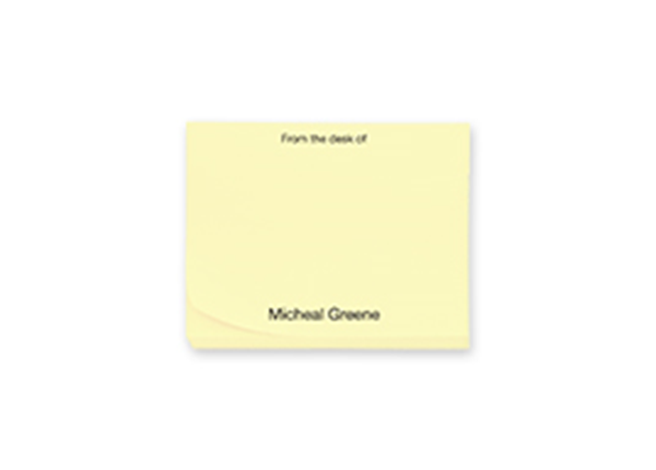 4" x 3" Post-it® Note || Custom Post-it® Notes || 1 Color