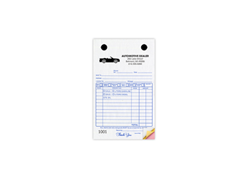 4" X 6-1/2" Carbonless Continuous Register Form, 3 Part