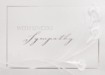 Expression of Sympathy - Printed Envelope