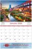 American Splendor Wall Calendar || Custom Calendars and Planners || Stapled, Metallic Foil