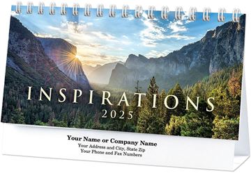 Inspirations Desk Calendar || Custom Calendars and Planners || Spiral, Screen Printed