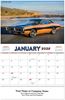 Muscle Car Wall Calendar || Custom Calendars and Planners || Stapled, Screen Printed