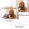 Furry Friends Wall Calendar || Custom Calendars and Planners || Stapled, Screen Printed