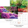 Garden Splendor Wall Calendar || Custom Calendars and Planners || Spiral, Screen Printed
