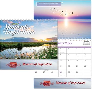 Moments of Inspiration || Custom Calendars and Planners || Spiral, Metallic Foil