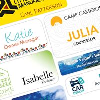 Full Color Plastic Badges
